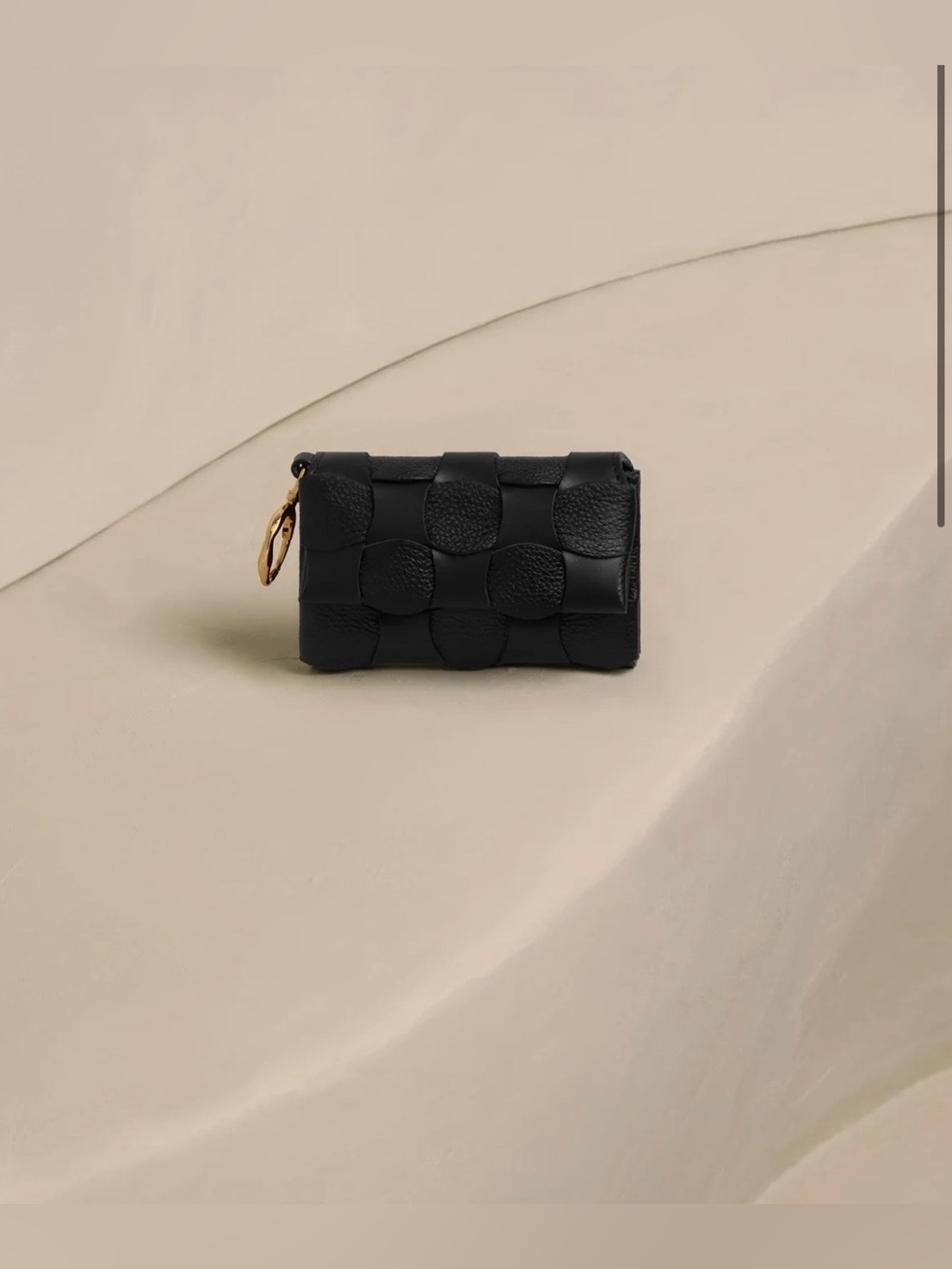 Polene Neiti Card Holder - EDITION DUO BLACK